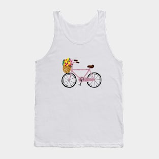 Watercolor bike illustration Tank Top